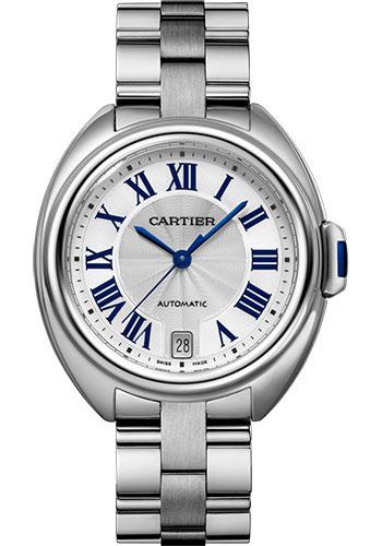 Cartier WSCL0006 Cle de Cartier 35mm Steel Case - Silver Dial