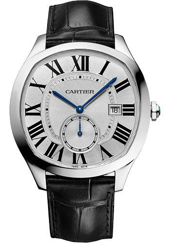 Cartier Drive de Cartier WSNM0015 40mm x 41mm Steel Case - Silvered Dial - Black Alligator Strap Main image