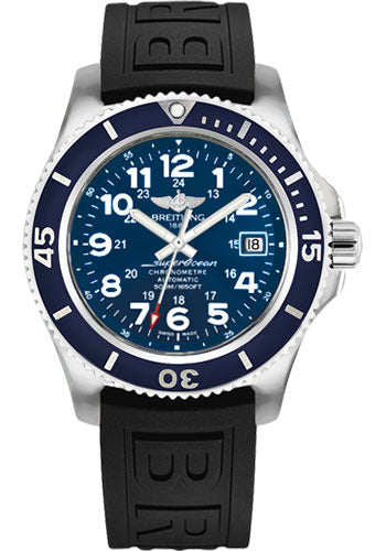 Breitling Superocean A17365D1/C915/150S/A18S.1 II 42 Steel Case - Mariner Blue Dial - Black Diver Pro III Strap Main image