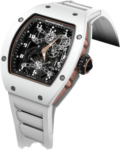 Richard Mille RM17-01 Chronograph Tourbillon White Ceramic 48mm Openworked Dial
