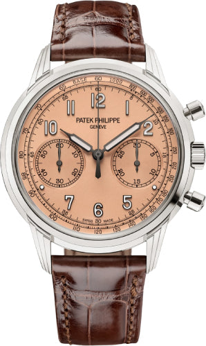 Patek Philippe Complications 5172G-010 Chronograph White Gold Rose-Gilt Opaline Salmon Dial