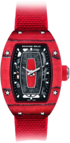 Richard Mille Automatic Racing RM07-01 Red Carbon Black Red Dial