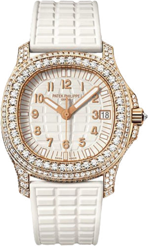 Patek Philippe Aquanaut 5069R-001 Ladies Rose Gold White Dial