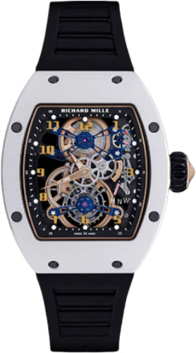 Richard Mille RM17-02 Chronograph Manual Winding Tourbillon ATZ Ceramic White 48mm Openworked Dial