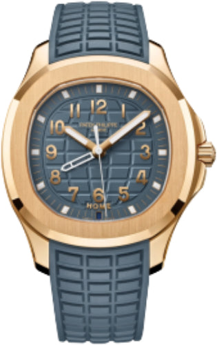 Patek Philippe Aquanaut 5269R-001 Travel Time Rose Gold Blue-Gray Dial
