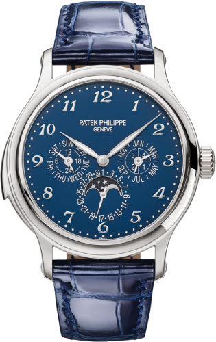 Patek Philippe Grand Complications 5374G-001 Minute Repeater Perpetual Calendar White Gold Blue Enamel Dial Main image