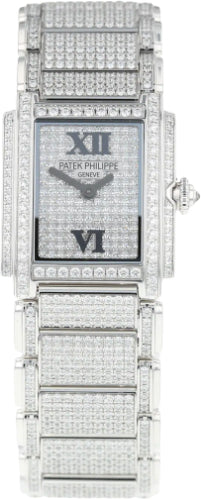 Patek Philippe Twenty-4 4909/50G-001 Twenty~4 Ladies White Gold Diamond Pave Main image