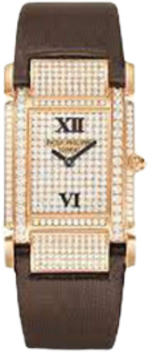 Patek Philippe Twenty-4 4910R-001 Twenty~4 Ladies Rose Gold Diamond Pave Dial