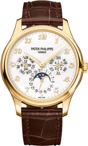 Patek Philippe Grand Complications 5327J-001 39mm Ivory Arabic Yellow Gold Leather
