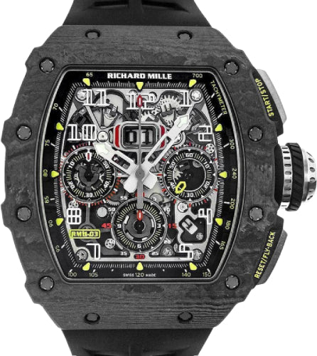 Richard Mille RM11-03 Carbon Flyback Chronograph 50mm Openworked Dial Main image