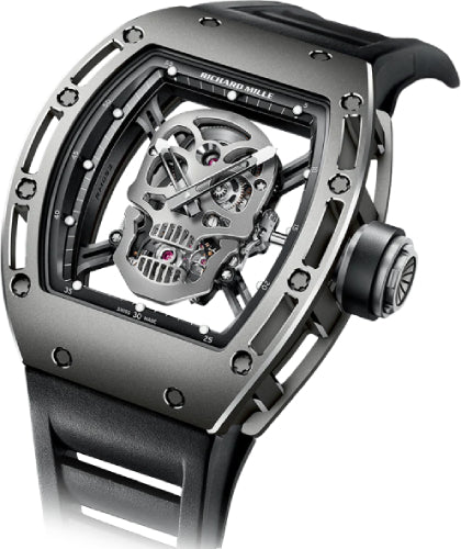 Richard Mille RM52 Limited Edition Skull Titanium Tourbillon 50mm Openworked Dial Main image