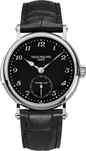 Patek Philippe Grand Complications 5539G-001 Black Arabic White Gold 37mm Leather Manual