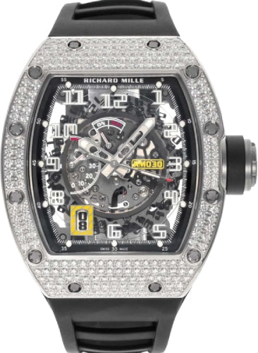 Richard Mille RM030 White Gold Diamond Bezel Skeleton Dial 50mm Main image