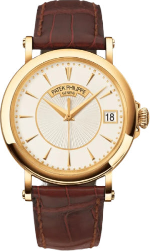 Patek Philippe Calatrava 5153J-001 Yellow Gold Silver Opaline Dial Main image