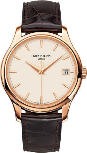 Patek Philippe Calatrava 5227R-001 Sweep Seconds Rose Gold Ivory Dial