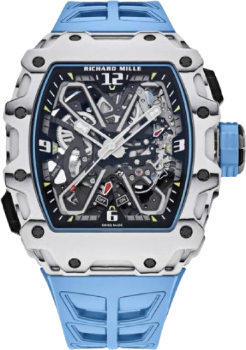 Richard Mille RM35-03 Rafael Nadal Automatic Winding Carbon Fibre Quartz 50mm Openworked Dial