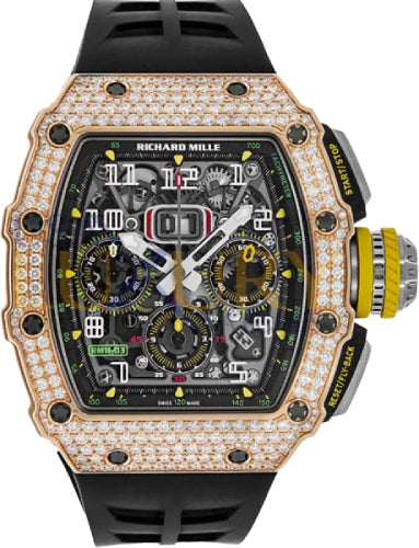 Richard Mille RM11-03 Flyback Chronograph Diamond Set Rose Gold Main image