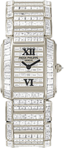 Patek Philippe Twenty-4 4908/101G-001 Twenty~4 Ladies White Gold Diamond Set Dial Main image