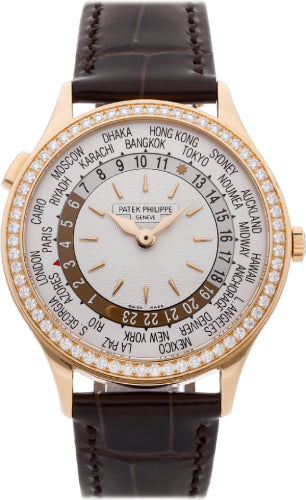 Patek Philippe World Time 7130R-001 Complications Rose Gold Ivory Opaline Dial Main image