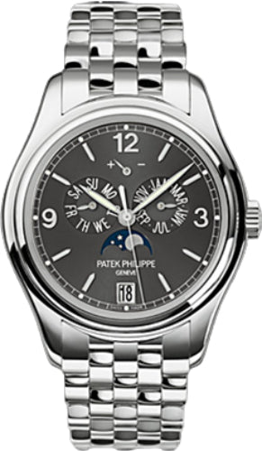 Patek Philippe Annual Calendar 5146/1G-010 Complications Moon Phases Date White Gold Slate Grey Dial Main image