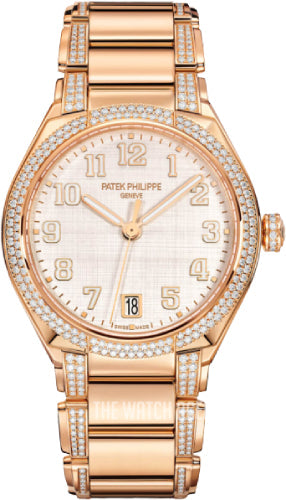 Patek Philippe Twenty-4 7300/1201R-001 Twenty~4 Ladies Rose Gold Silver Dial Main image