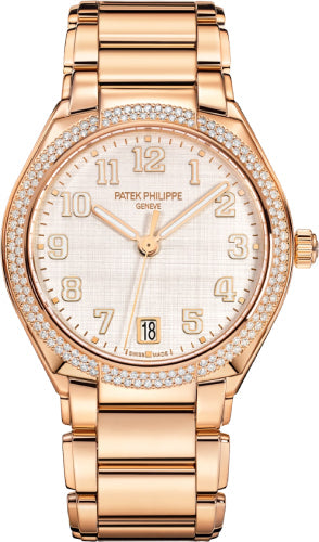 Patek Philippe Twenty-4 7300/1200R-010 Twenty~4 Ladies Rose Gold Silver Dial Main image