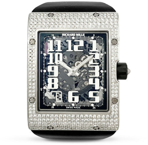 Richard Mille RM 016 Automatic Winding Extra Flat White Gold Diamond | AJ WG Main image