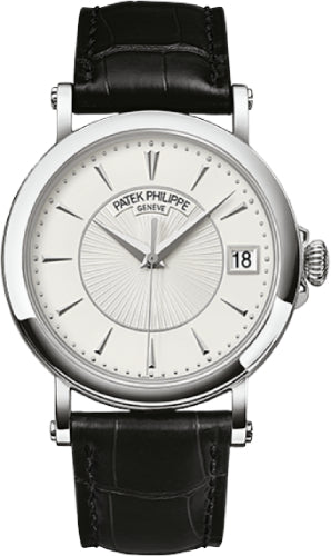 Patek Philippe Calatrava 5153G-001 White Gold Black Guillouche Dial Main image