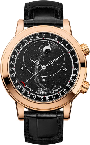 Patek Philippe Grand Complications 6102R-001 Celestial Moon Age Rose Gold Black Sky Chart Dial