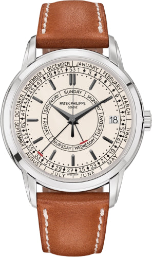 Patek Philippe Calatrava 5212A-001 Weekly Calendar Steel 40mm Silver Opaline Dial