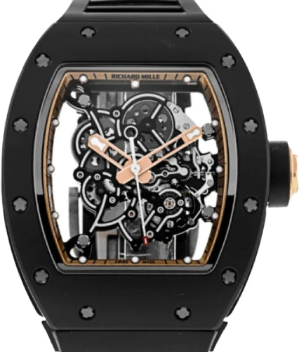 Richard Mille Manual Winding Bubba RM055 Watson Black Ceramic "Asia Edition"