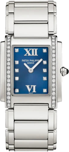Patek Philippe Twenty-4 4910/10A-012 Twenty~4 Ladies Stainless Steel Blue Dial