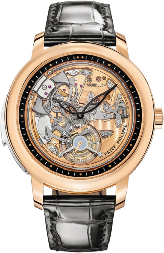 Patek Philippe Grand Complications 5303R-001 Minute Repeater Tourbillion Rose Gold Skeleton Dial Main image
