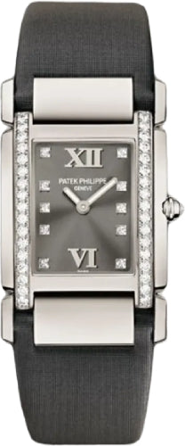 Patek Philippe Twenty-4 4920G-001 Twenty~4 Ladies Medium 32 x 30mm Grey Diamond Roman White Gold Diamond Set Quartz Main image