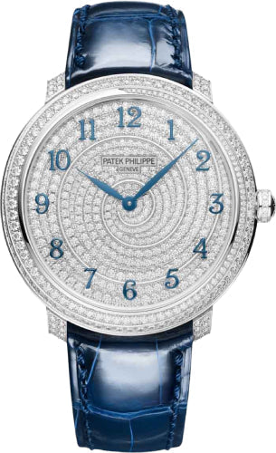 Patek Philippe Calatrava 4978/400G-001 Diamond Ribbon Joaillerie White Gold Diamond Dial