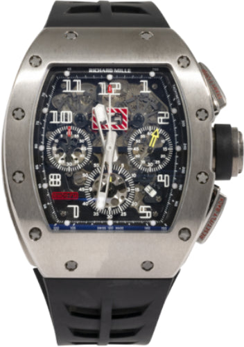 Richard Mille RM11-FM Chronograph Felipe Massa White Gold 50mm Openworked Dial