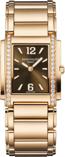 Patek Philippe Twenty-4 4910/1201R-001 Twenty~4 Ladies Rose Gold Brown Dial Main image