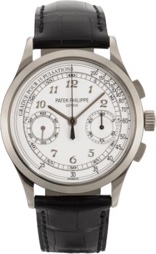 Patek Philippe Complications 5170G-001 Chronograph 39.4mm Silver White Arabic White Gold Manual