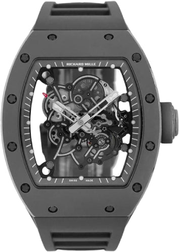 Richard Mille RM55 Limited Edition Bubba Watson Ceramic 50mm Openworked Dial