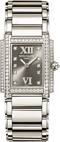 Patek Philippe Twenty-4 4908/200G-001 Twenty~4 Ladies White Gold Diamond Set