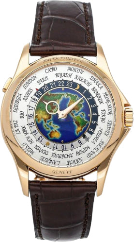 Patek Philippe World Time 5131R-001 Complications Rose Gold White Dial