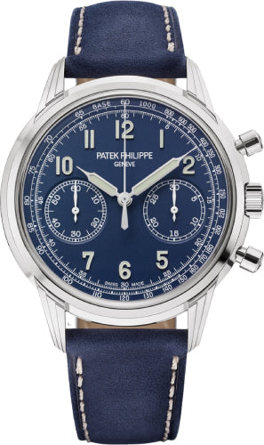 Patek Philippe Complications 5172G-001 Chronograph White Gold Blue Dial Main image