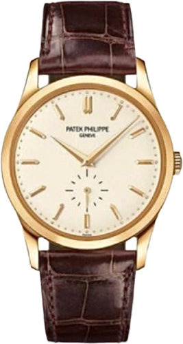 Patek Philippe Calatrava 5196J-001 Small Seconds Yellow Gold Silver Dial Main image