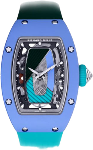 Richard Mille Automatic Winding Coloured Ceramics RM07-01 Automatic Winding Coloured Ceramic Pastel Blue