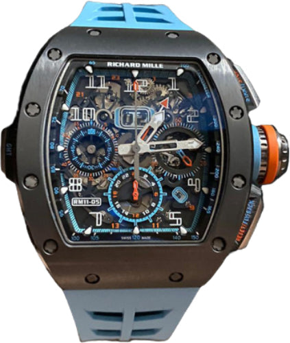 Richard Mille RM11-05 Automatic Flyback Chronograph GMT 50mm Openworked Dial Main image
