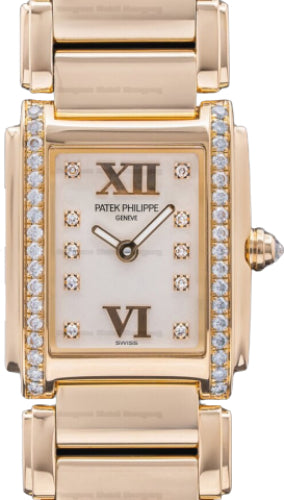 Patek Philippe Twenty-4 4908/11R-011 Twenty~4 Ladies Rose Gold Diamond Set