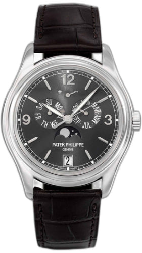 Patek Philippe Annual Calendar 5146G-010 Complications Moon Phases White Gold Slate Grey Dial