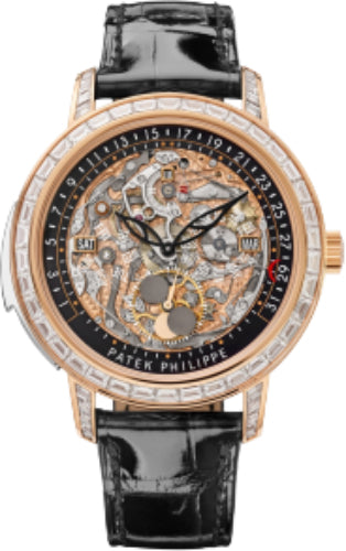 Patek Philippe Grand Complications 5304R-001 Perpetual Calendar Day Month Rose Gold Skeleton Dial