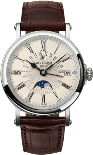 Patek Philippe Grand Complications 5159G-001 Perpetual Calendar Retrograde Date White Gold 38mm Opaline Dial Main image