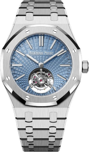 Audemars Piguet Royal Oak 26530PT.OO.1220PT.01 Flying Tourbillon Platinum 41mm Light Blue Dial Main image